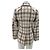 Maje Blazer tartan ecru blu navy arancione Beige - vista 2
