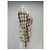 Maje Blazer tartan ecru blu navy arancione Beige - vista 3