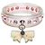 Miu Miu Rosa Schleifen-Detail Kunststoffarmreif Pink