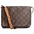Louis Vuitton Borsa Musette Tango marrone