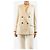 Brunello Cucinelli Neutral glitzernde Doppelreiherjacke - Größe UK 10 - Ansicht 2