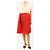 Victoria Beckham Falda midi plisada roja - talla UK 10 - vista 2