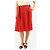 Victoria Beckham Falda midi plisada roja - talla UK 10 - vista 3