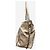 Valentino Borsa a tracolla in pelle Rockstud color crema Crudo - vista 2