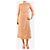 Victoria Beckham Vestido transparente rosa de manga 3/4 - talla S - vista 3