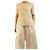 Chloé Gelbe Seidenbluse mit Blumenmuster - Größe UK 8