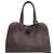 Giorgio Armani Grande borsa tote in pelle martellata marrone