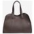 Giorgio Armani Grande borsa tote in pelle martellata marrone - vista 3