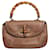 Bamboo Gucci Borsa a tracolla in bambù e pelle marrone  - vista 1
