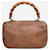Bamboo Gucci Borsa a tracolla in bambù e pelle marrone  - vista 4