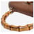 Bamboo Gucci Borsa a tracolla in bambù e pelle marrone  - vista 6