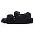 Marni Sandali in shearling nero - taglia EU 40