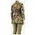 Saint Laurent Grüne Camouflage-Armeejacke mit Gürtel - Größe UK 12 - Ansicht 2