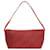 Autre Marque Pochette con monogramma rosso e marrone  - vista 1
