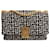 Balmain Borsa 1945 Soft Monogram Flap nera e neutra Nero  - vista 1