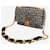 Balmain Borsa 1945 Soft Monogram Flap nera e neutra Nero  - vista 4