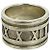 Anello Tiffany & Co. Vintage Atlas Wide Band Argento - vista 4