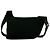 Borsa a tracolla in pelle nera e nylon Prada Nero - vista 3