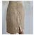 Autre Marque Falda Francesco Ferri de lino estampado de cebra beige dorado - vista 10