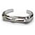 Hermès Hermes Delta Cuff Metal T5 Bangle Bracelet Silvery  - view 1