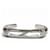 Hermès Hermes Delta Cuff Metal T5 Bangle Bracelet Silvery  - view 3