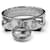 Ring Bague bandeau Collier de Chien en argent Hermès Argenté  - vue 2