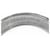Ring Bague bandeau Collier de Chien en argent Hermès Argenté  - vue 6