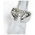 Chanel 925 Logo Design Ring Silber - Ansicht 4