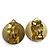 Orecchini a clip tondi Camellia Vintage Chanel D'oro - vista 2