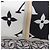 Foulard bandana in seta Louis Vuitton Nero - vista 12