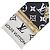 Foulard bandana in seta Louis Vuitton Nero - vista 5