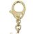 Portachiavi Chanel B25B Coco Mark Camellia Nero D'oro - vista 7