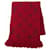 Stola in lana e seta Ruby di Louis Vuitton Rosso  - vista 1