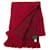 Stola in lana e seta Ruby di Louis Vuitton Rosso  - vista 2