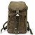 Céline Celine Khaki Canvas and Leather Backpack