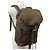 Céline Celine Khaki Canvas and Leather Backpack - view 3