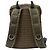 Céline Celine Khaki Canvas and Leather Backpack - view 4