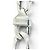 Tiffany & Co Bracciale con charm Tiffany Figaro in argento 925 e oro D'oro - vista 5