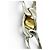 Tiffany & Co Bracciale con charm Tiffany Figaro in argento 925 e oro D'oro - vista 6