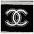 Sciarpa in cashmere Chanel 19B in bianco e nero - vista 6