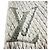 Sciarpa Louis Vuitton Logomania Monogram in lana e seta - vista 5