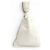 Borsa a mano Mini The Twist in pelle Bottega Veneta Bianco - vista 3