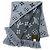 Stola in lana e seta Logomania Louis Vuitton Blu - vista 2