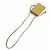 Céline Borsa a tracolla Celine Cuile Triomphe Drawstring in pelle per cellulare Beige - vista 3