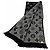 Sciarpa Logomania Shine Louis Vuitton Nero Argento - vista 2