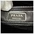 Bolso de hombro Prada en cuero negro con logotipo de triángulo - vista 10