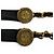 Timeless CHANEL Vintage C107 Coco Mark Chain Leather Ribbon Belt Gürtel Schwarz - Ansicht 4