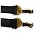 Timeless CHANEL Vintage C107 Coco Mark Chain Leather Ribbon Belt Gürtel Schwarz - Ansicht 9