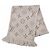 Stola con frange in lana e seta Logomania Louis Vuitton