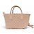 Bottega Veneta Intrecciato Mini Cabas Rosa - vista 3
